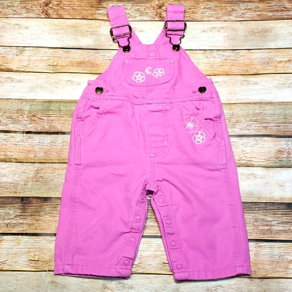 Carhartt Bottoms | Carhartt Pink Overalls Girls Size 3 Months | Poshmark
